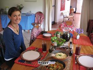 mela at the guesthouse at Andean Spirit Lodge in Cusco