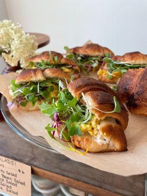vegan croissant breakfast sandwiches and daily specials? yes please! at Salt and Pepper Social in Newcastle