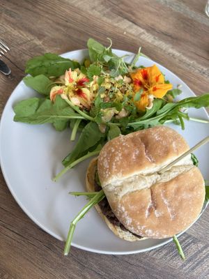 Bahn mi burger   at Salt and Pepper Social in Newcastle