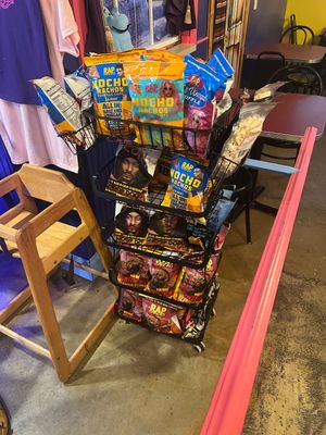 Rap Snacks too !    at Ali Baba in Spartanburg