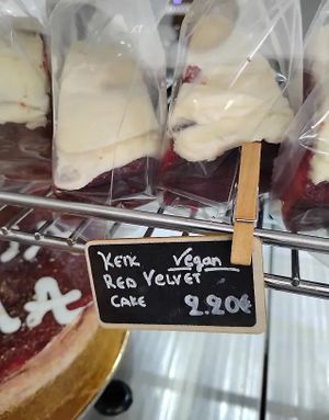 Red velvet Cake  at Artemidas Bistro in Artemida