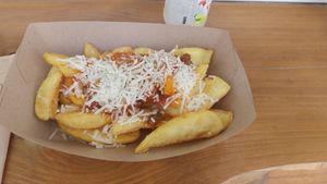 Vegan Spetsofia at Artemidas Bistro in Artemida