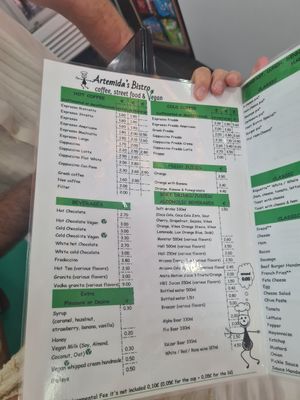  at Artemidas Bistro in Artemida