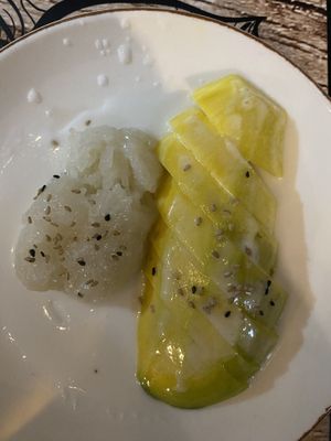 Mango Sticky Rice (vegan)  at Roy Thai Street Food in Mellieha