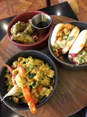 Three of the tapas  at Allard's Lounge in North Shields