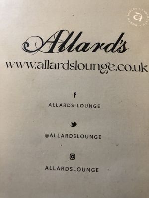 Logo  at Allard's Lounge in North Shields