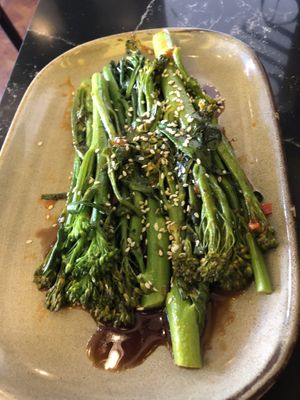 Tenderstem broccoli Aug 2022  at Allard's Lounge in North Shields