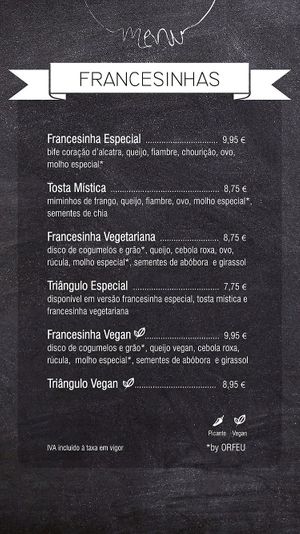 Francesinha vegan  at Pizzaria Orfeu in Guimaraes