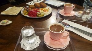 Turkisk coffees at Wegain in Istanbul