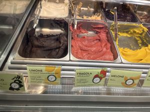 Vegan flavors!  at Venchi - Spanish Steps in Rome