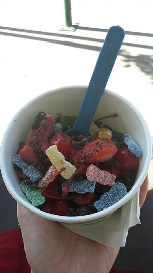 Frozen yoghurt from Bliss at Bliss in Ojai