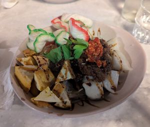 Spicy Ketoprak at Sendok Garpu in Brisbane