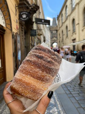 Chimney cake empty at Sweet Dreams - Karlova - Maybe closed in Prague