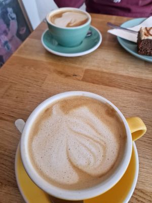 Coffee at Yellow Wood Cafe in Beeston