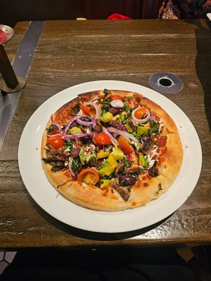 Very good but without vegan cheese! at Peppes Pizza - Stortingsgata in Oslo