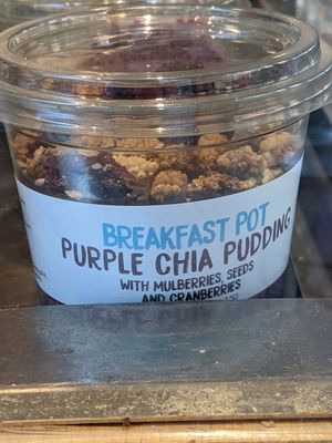 Breakfast pot (labelled vegan on the back) at Coffee Company - Oude Doelenstraat in Amsterdam