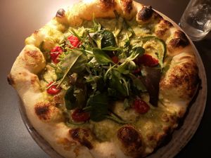 Vegan Pizza at Turonda in Ortisei