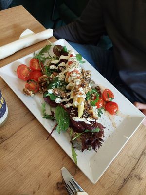 Vegan sandwich at Klaver in Hannover