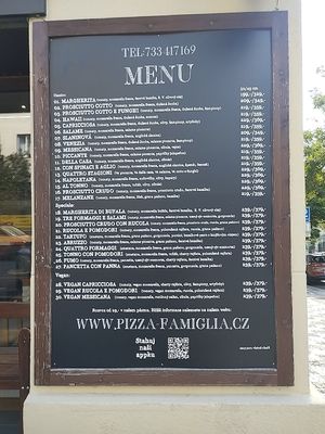  at Pizza Famiglia in Prague
