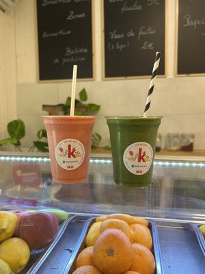 Great smoothies!  at Kachonwaa in Zaragoza