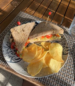 Kañonazo (en pan de centeo)  at Kannion Surf Bar in Portonovo