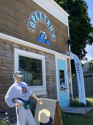 Front of shop   at The Dream Bean Machine in Grand Marais