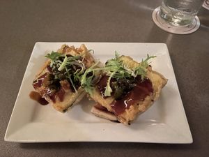 1st course: zucchini bao   at Roy's in Honolulu