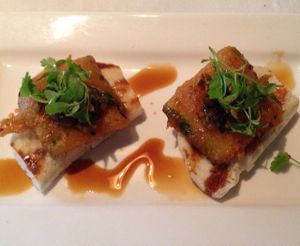 zucchini appetizer  at Roy's in Honolulu