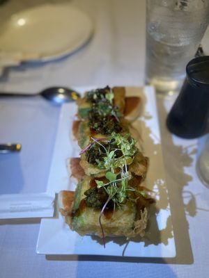 Fried zucchini bao  at Roy's in Honolulu