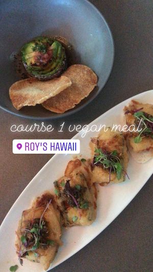 Zucchini buns appetizer  at Roy's in Honolulu