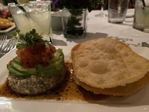 Mushroom & tofu dish at Roy's in Honolulu