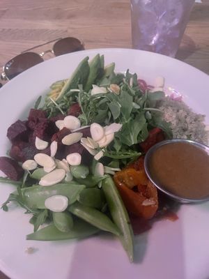 BFG (bowl full of goodness) with vinaigrette   at Saint John's Bar and Eatery in Seattle