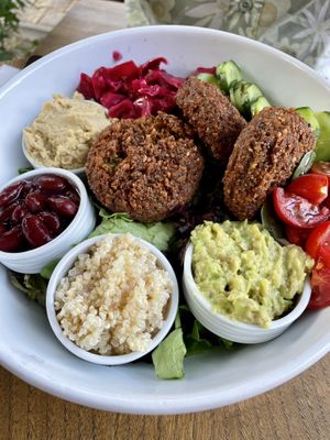Vegan falafel bowl   at Ardıç Şarküteri in Fethiye