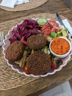 Falafel Bowl at Ardıç Şarküteri in Fethiye