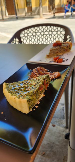 Quiche at El Colibrín in Leon