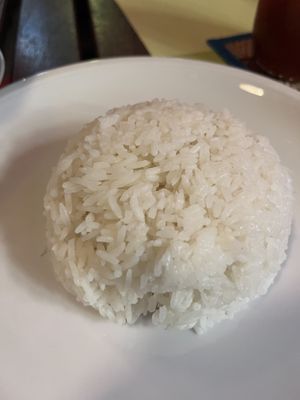 Rice on the side  at Nakorn Thai in Frankfurt