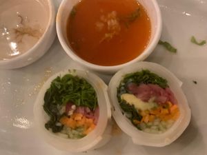 springrolls at Katana Asian Cuisine in Santa Teresa