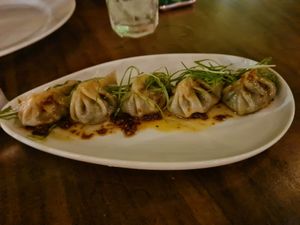 Vegan gyosas at Katana Asian Cuisine in Santa Teresa