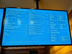 2024 menu. at Nell's in Browning