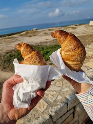 Croissants at Cafè Valentino in Gallipoli