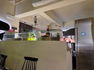 Pizza oven at Lievita 72 in Gallipoli