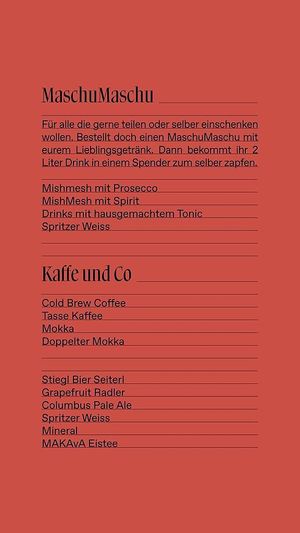 Drinks  at Cafe Oriental in Hinterglemm