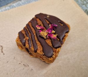 Chocolate peanut cake at Little Lane Coffee Company in Galway