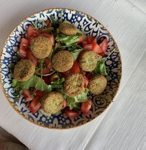 Falafel salad (need to be ordered without the dressing)   at Copacabana in Rovinj