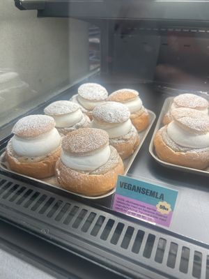 Vegan Semlas  at Mr Cake in Stockholm