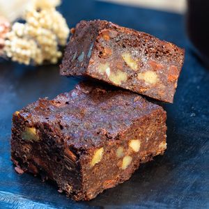 Double Chocolate vegan Walnut Brownie  at TREEHOUSE - Taikoo Place in Hong Kong Island