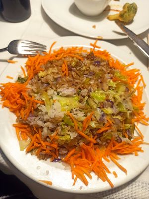 Chopsuey de verduras at La Almuzara in Segovia