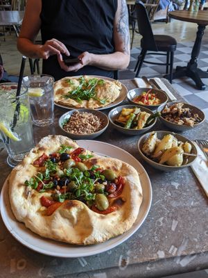 Vegan dishes at Chatsworth Kitchen at Chatsworth Kitchen in Matlock