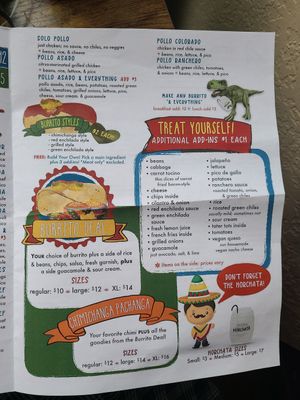 Options at Tanias 33 Dos Mundos in Tucson