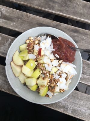 overnight oats  at Grød - Christianshavns in Copenhagen